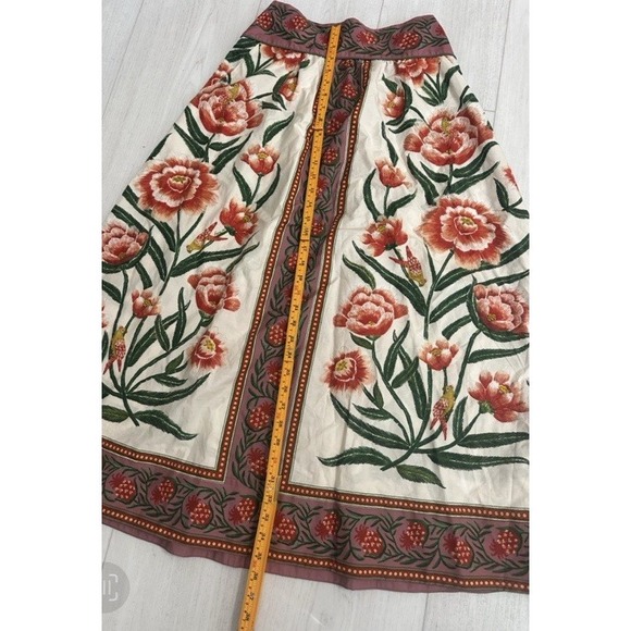 NWT Farm Rio Ainika Floral Delicate Midi Skirt Sz XS - Picture 6 of 13
